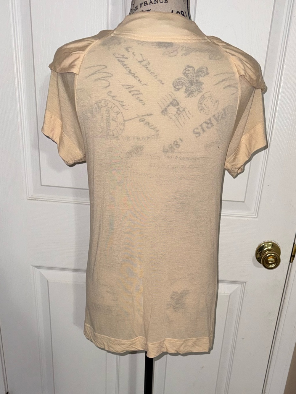 Marc by Marc Jacobs Tie Neck Modal Silk Blouse Button Front Utility Pockets M - Picture 3 of 10